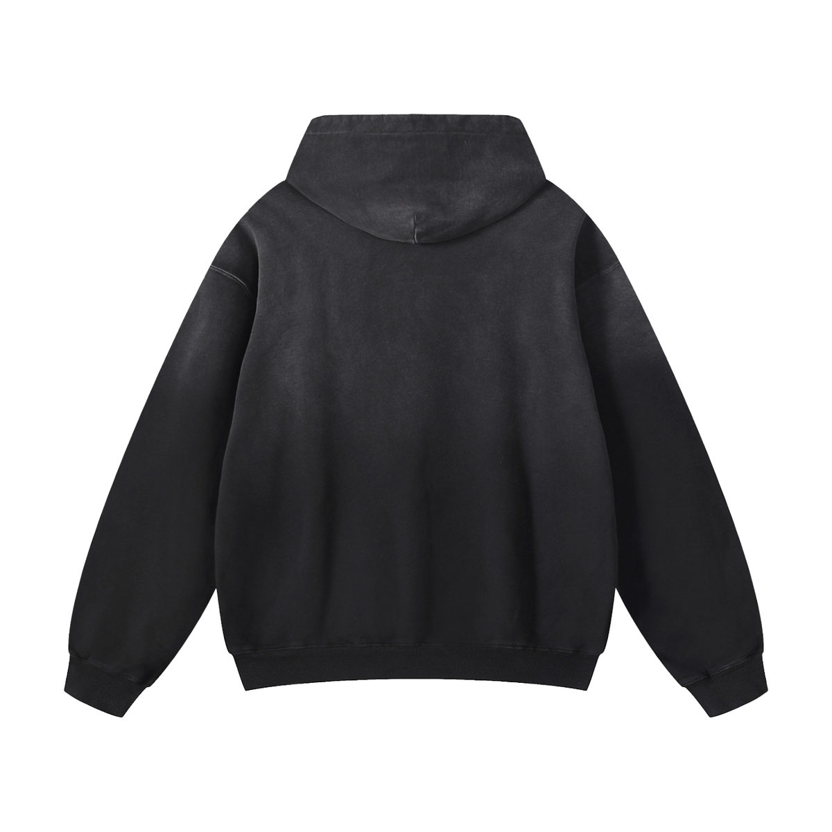 Blur Logo Washed Hoodie